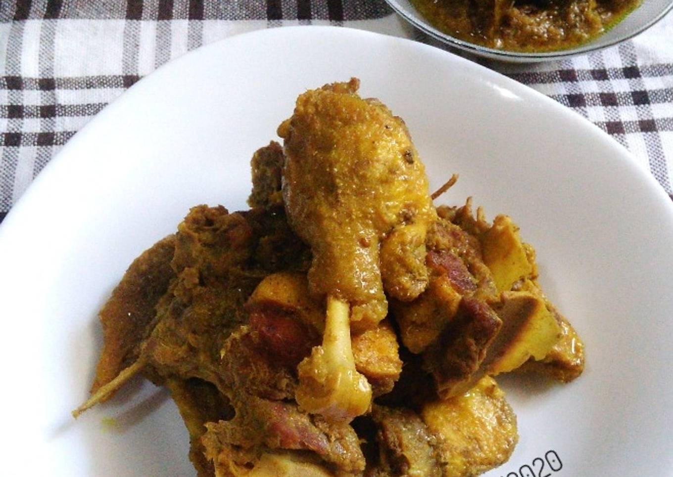 Bebek goreng Madura+bumbu kuning 99% mirip