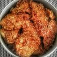 Mézes-szezámmagos csirkefalatok