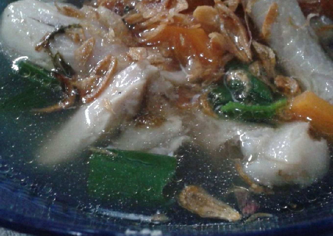 Sop ayam Pak Min klaten kw super