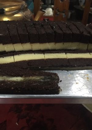 Foto resep Steamed chocolate chesee cake