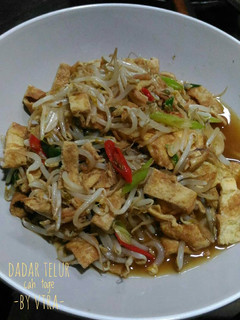 Foto resep Dadar telur cah toge