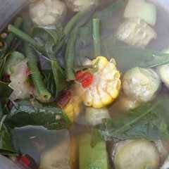 A picture of Sour veggies alias sayur asem 😂.