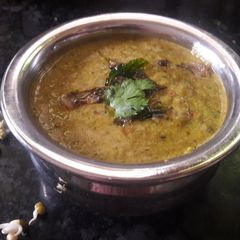 Green moong sprout Chutney A picture of Green moong sprout Chutney.