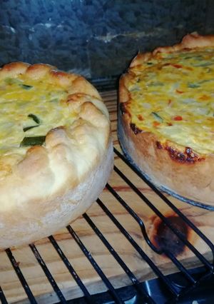 Una foto de Tarta de zapallito y zucchini
