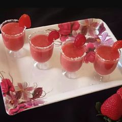 A picture of Strawberry shots.