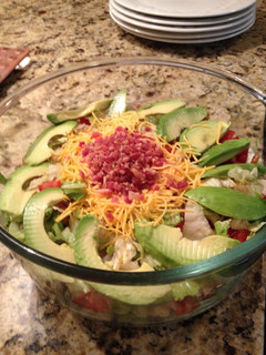 A picture of Avocado Garden Salad.