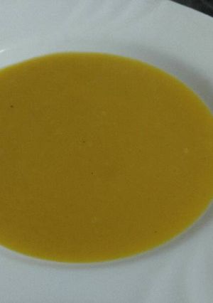 Una foto de Crema de calabaza