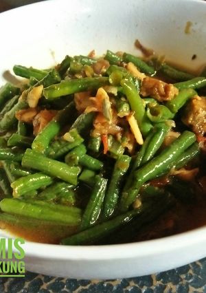 Foto resep Tumis Kacang Panjang Praktis (dijamin enak)