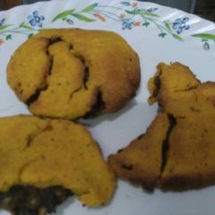 A picture of Baked Matar Kachori.