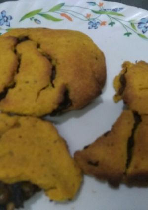 A picture of Baked Matar Kachori.