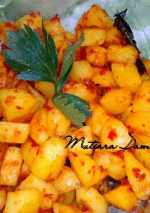 Foto resep Kentang goreng sambel