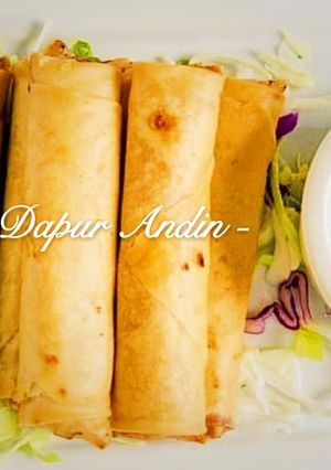 Foto resep Lumpia Jagung Pedas Dower with Vegetable Color