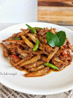Foto resep Oseng Mercon Teri Khas Jogja