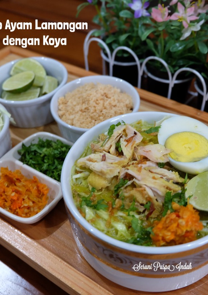 Foto resep Soto Ayam Lamongan dengan Koya