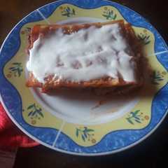 Una foto de Lasaña con salsa bechamel