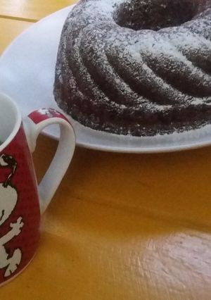 Una foto de Budin sabor frutillas