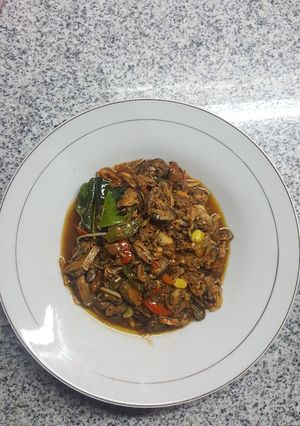 Foto resep Kerang pedas manis