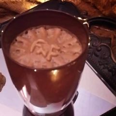 A picture of Frothy creamy coffee.