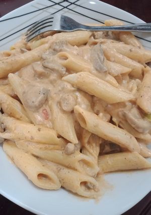 صورة لوصفة باستا الصوص الوردي