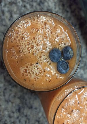 Una foto de Licuado multifruta