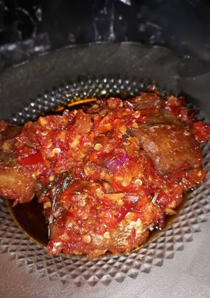 Foto resep Ikan asin gabus Balado