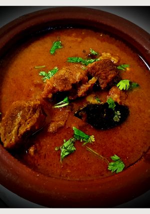 A picture of Mutton Curry (Pressure Cooker).