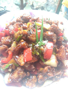 Foto resep Ayam lada hitam ala rice bowl