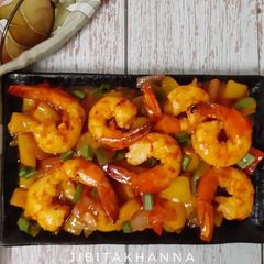 A picture of Sweet Sour Spicy Prawn.