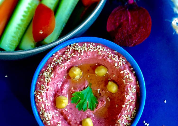 Steps to Make Favorite Beetroot Hummus