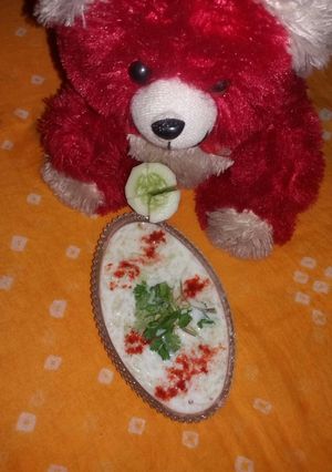 A picture of Yoghurt koshimbir.
