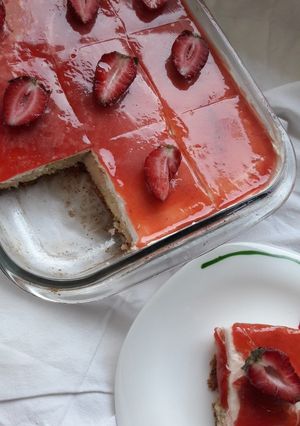 Une photo de Dessert aux fraises🍓