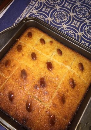 A picture of Basbousa!!.