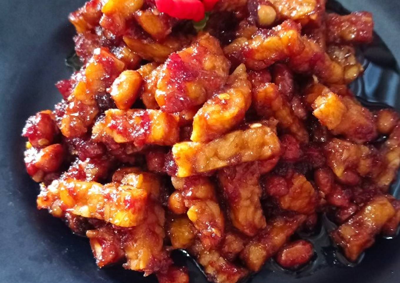 Oseng Kering Tempe Kacang Tanah