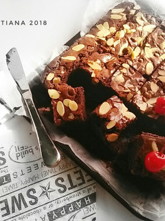 Foto resep Fudgy Brownies #pr_browniesDCC