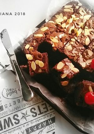 Foto resep Fudgy Brownies #pr_browniesDCC