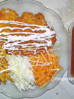 Foto resep Chicken Katsu Saus BBQ