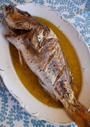 Φωτογραφία της συνταγής Συναγρίδα ψητή πάνω σε λαδόκολλα