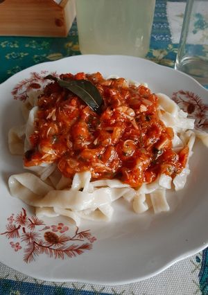 Una foto de Pasta fresca sin máquina🍝