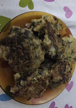 Una foto de Buñuelitos de hojas de coliflor