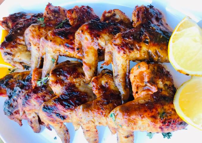 Step-by-Step Guide to Prepare Speedy Lemon herb chicken wings - New Recipe Nasta