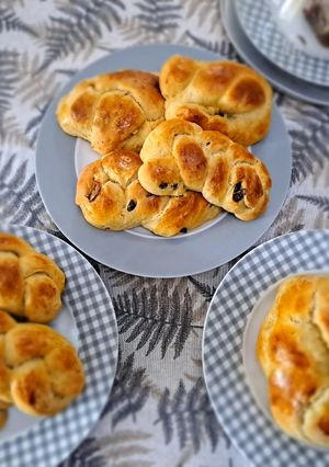 Φωτογραφία της συνταγής Τσουρεκάκια εύκολα αφρός!!
