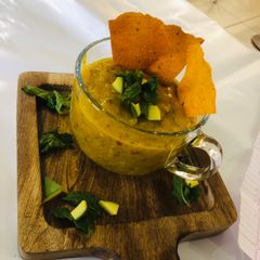 A picture of Totapuri mango dip.