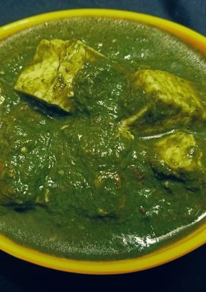 ‌‌पालक पनीर (Palak paneer recipe in hindi) रेसिपी मुख्य फोटो