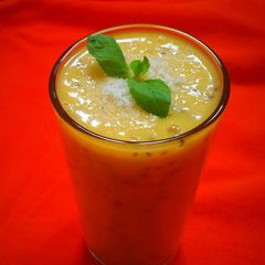 A picture of Mango Coconut Chia Seeds Smoothie.