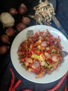 Foto resep Sambal Bawang Merah ikan teri
