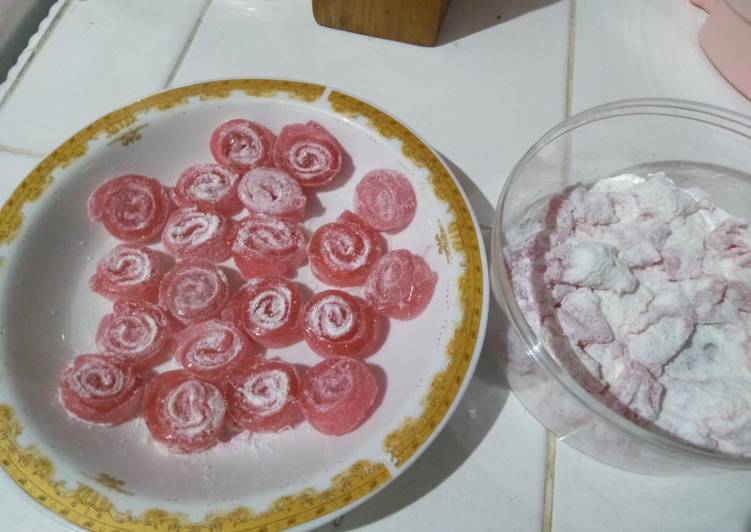 Resep masakan Gula agar gulung | Cara Buat Gula agar gulung Yang Enak Banget