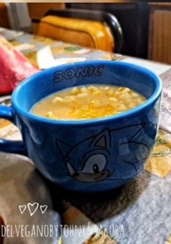 Una foto de VEGANO Y TRADICIONAL MAZAMORRA, DESAYUNO/POSTRE/MERIENDA