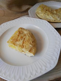 Una foto de Tortilla de patatas ligera