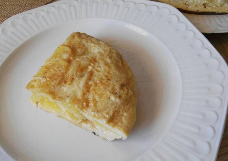 Tortilla de patatas ligera