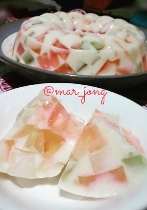 Foto resep Puding rainbow
